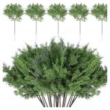 20 Pcs 17 Inch Faux Pine Cedar Branches Christmas