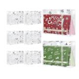 12 Pcs Extra Large Christmas Clear Plastic Gift Ba