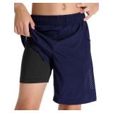 Size Small DEVOROPA Youth Boys 2 in 1 Athletic Run