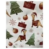 WAPLIGHAL Christmas Dinosaur Wrapping Paper - Wate