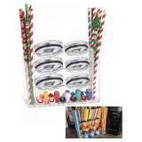 3-In-1 Straw Tumbler Lid Straw Cover Holder Compat