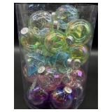Lot of Iridescent Design 2.64in Christmas Decorati