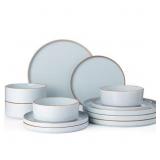 Famiware Nebula Stoneware Dinnerware Sets, 12-Piec