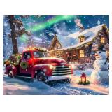1000 Piece Puzzle for Adults, Christmas Snowy Nigh