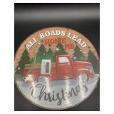 Bolisom All Roads Lead Home for Christmas Red Truc