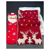 Christmas Winter Scarf & Socks Set with Reindeer P