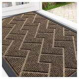 OLANLY Front Door Mat Outside 29.5x17, All-Season