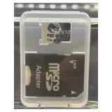 512GB memory card with adapter