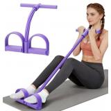 7F 2026 Pedal Resistance Band with Handles, 6-Tube