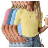9-10Y 4 Pack Girls Soft Shirts