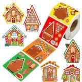 Ceiba Tree Gingerbread House Stickers for Kids Chr