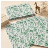 100 Sheets Africa Toile de Jouy Tissue Paper, 13.8