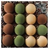 Arrowbash 30 Pcs Velvet Christmas Balls,2.36 Inch,