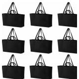 Extra Large Canvas Tote Bag, Heavy Duty Reusable S