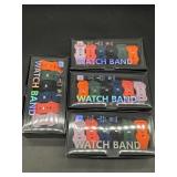 Lot of 4 Boxes, 6 Pack Bands Compatible for Apple
