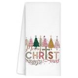 Christmas Christian Cross Kitchen Towels, Preppy C