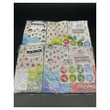 Lot of 2 Sets, easykart labels Christmas Treat Bag