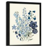 (LOT OF 4) Vintage Botanical Wall Art by Jane Loud