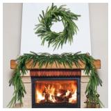 6 Ft Artificial Norfolk Pine Garlands, Christmas G