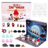 Christmas Advent Calendar, Build a Snowman Craftin