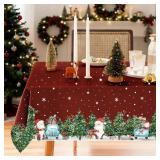 Christmas Tablecloth - 60x84 Inch Rectangular Tabl