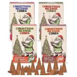 Christmas Scented Incense Cones - 4 Pack Box Set,