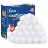 50PCS Fake Snow Balls, Plush Soft Christmas Fight