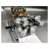 New solar led bulb string lights