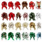 24pcs Assorted Bows-Quick Assembly Pull Bows for H