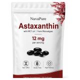 Exp:6/11/28 NuvaPure Astaxanthin 12mg with MCT Oil