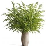DN DECONATION Christmas Norfolk Pine Stems, Faux P