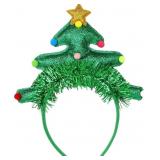Lot of 4, Christmas Headbands Christmas Tree Headb