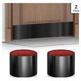 2 PCS 8" x 34" Self Adhesive Brushed Door Kick Pla