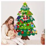 Felt Toddles Christmas Tree for Kids Xmas DIY Wall