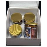 Christmas Candles 4 Pack Set,Christmas Candle Scen