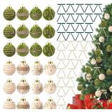 Soulchen 60 Pcs Velvet Christmas Ornaments 2.36,Li