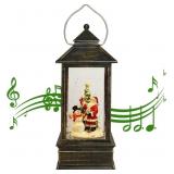 Water Lantern Snow Globe Christmas Decoration 10.5