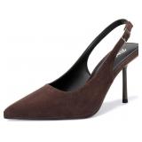 Size 10 Sexy Slingback Pumps Elegant Dressy Heels