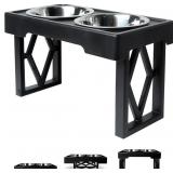 Pet Zone Designer Diner Elevated Dog Bowl Stand, 3