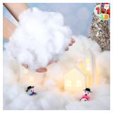 JOYIN 1 LB Fake Snow Cotton Christmas Decorations,