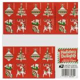 5 Books of USPS Holiday Delights Forever First-Cla