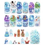 24 Days Xmas Snowflake Advent Calendar Putty Toys
