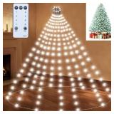 Meknow Christmas Tree Lights White Christmas Light