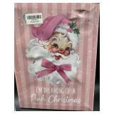 Dinged and dented TLESKE Pink Winter Christmas San