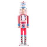 IMIKEYA Christmas Nutcrackers Figure: 1PCS Pink Wo