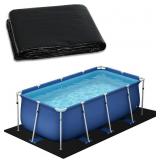 Rectangular Pool Liner Pad for Rectangular Abover