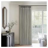 102 Inch Long Curtains Pinch Pleated Curtains for