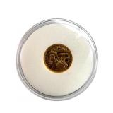 2011 Cook Islands Gold $5 Statue of Liberty