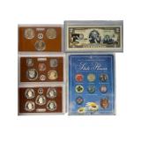 2016 US Mint Proof Set, colored $2 bill and
