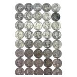 $10.00 face Washington Silver Quarters,